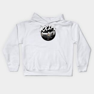 JDM RX-7 [FC] White Black Sun Edition Kids Hoodie